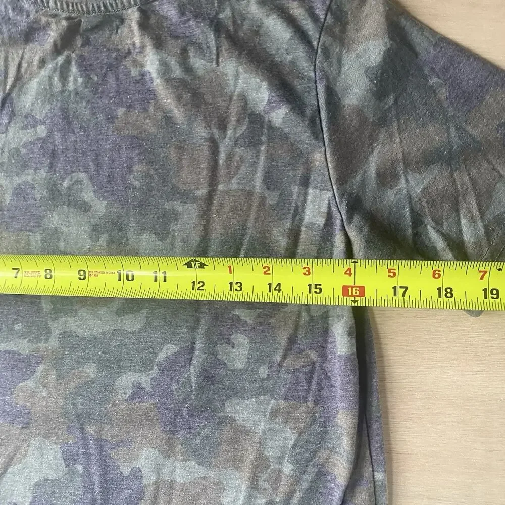 Wonder Nation Boys' Short Sleeve ‘All Good In The Woods’ Camo Print T-Shirt XL
